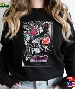 Retro Across The Spider Verse Sweatshirt Vintage Unisex