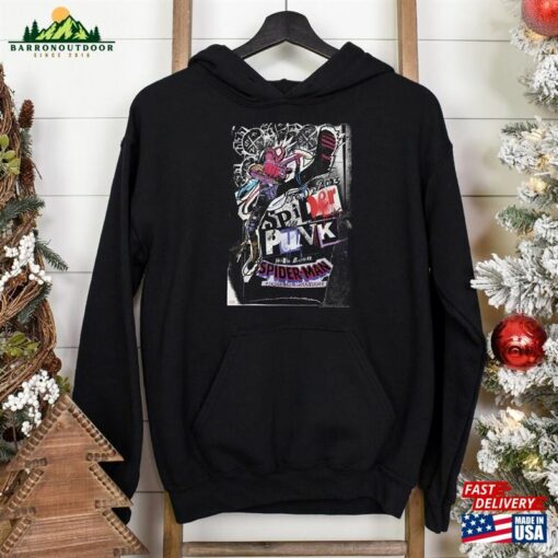 Retro Across The Spider Verse Sweatshirt Vintage Unisex