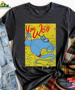 Retro Aladdin Genie You Wish Shirt Disney Movie T-Shirt Walt World Classic Hoodie