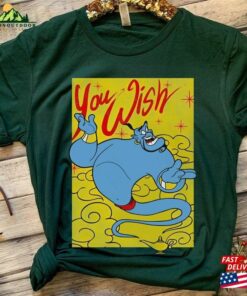 Retro Aladdin Genie You Wish Shirt Disney Movie T Shirt Walt World Classic Hoodie 3