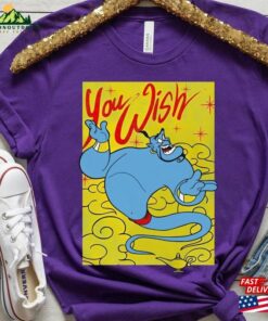 Retro Aladdin Genie You Wish Shirt Disney Movie T Shirt Walt World Classic Hoodie 4