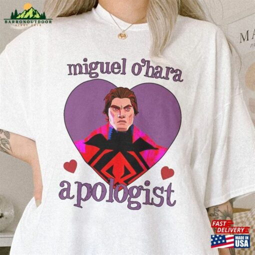 Retro Apologist Miguel O Hara T-Shirt Atsv Sweatshirt Classic Unisex