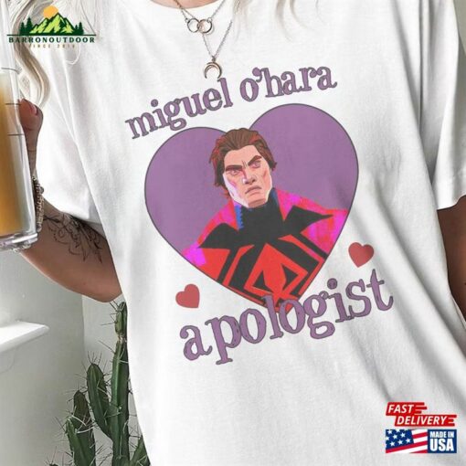 Retro Apologist Miguel O Hara T-Shirt Atsv Sweatshirt Classic Unisex