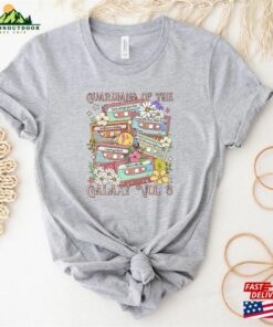 Retro Awesome Mix Guardians Of Galaxy Vol 3 Shirt Floral Full Soundtrack Hoodie Sweatshirt Come And Love T-Shirt