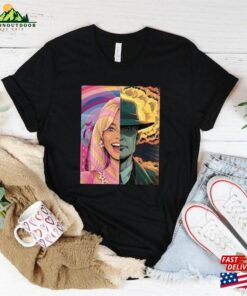 Retro Barbenheimer Barbie And Oppenheimer T-Shirt Movie Shirt The Ultimate Double Feature Sweatshirt