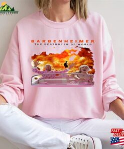 Retro Barbenheimer I Survived 2023 Shirt Oppenheimer Movie Barbieheimer Active Sweatshirt Hoodie