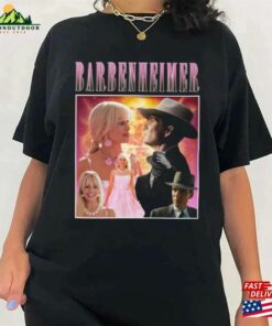 Retro Barbenheimer Shirt Barbie Oppenheimer Movie Fan Collage Essential T Shirt Sweatshirt Hoodie 4