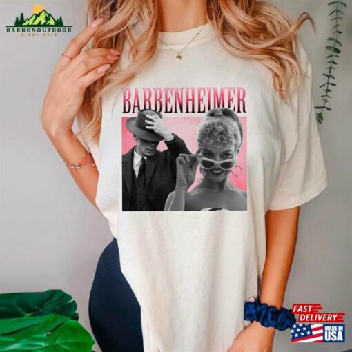 Retro Barbenheimer Shirt Barbie Oppenheimer T-Shirt Movie 2023 Unisex