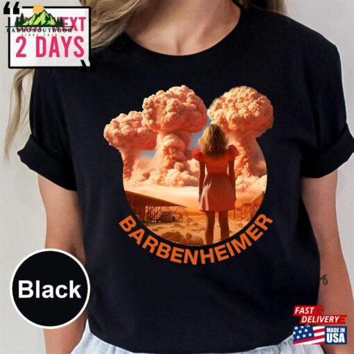 Retro Barbenheimer Shirt Meme T-Shirt Birthday Party Classic