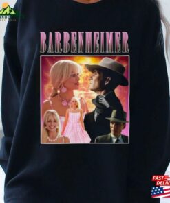 Retro Barbenheimer Shirt Oppenheimer Movie 2023 Barbie Fan Collage Essential T Shirt Unisex Classic 3