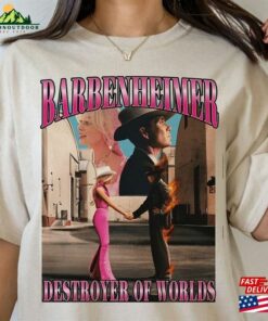 Retro Barbenheimer Shirts Barb Oppenheimer Destroyer Of Worlds T-Shirt Classic Retro Barbenheimer Shirts Barb Oppenheimer Destroyer Of Worlds T-Shirt Classic