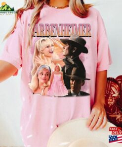 Retro Barbenheimer Shirts Barb Oppenheimer With T-Shirt Unisex Retro Barbenheimer Shirts Barb Oppenheimer With T-Shirt Unisex
