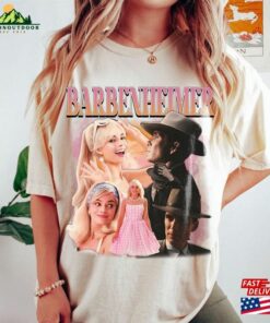 Retro Barbenheimer Shirts Barb Oppenheimer With T Shirt Unisex 3