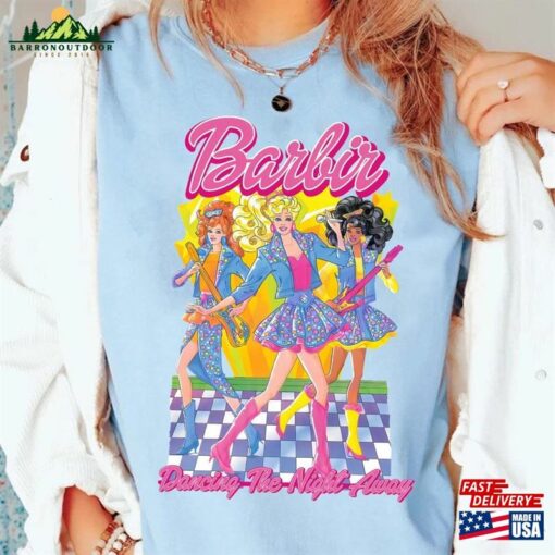 Retro Barbie Dancing The Night Away Shirt Come On Let’s Go Party Hoodie T-Shirt