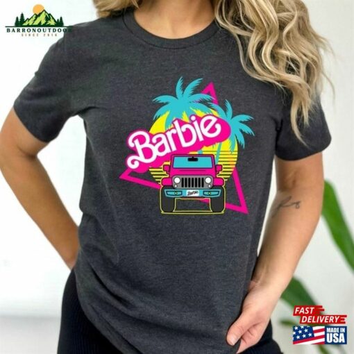 Retro Barbie Jeep Shirt And Ken Hoodie Unisex