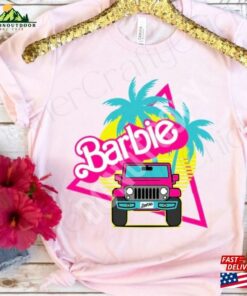 Retro Barbie Jeep Tee Cute Womens Shirt Malibu Girl Unisex Sweatshirt Retro Barbie Jeep Tee Cute Womens Shirt Malibu Girl Unisex Sweatshirt