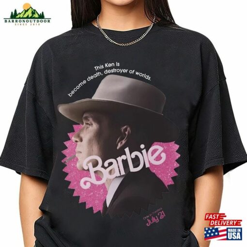 Retro Barbie Oppenheimer Comfort Colors T-Shirt Barbieheimer Active Shirt Unisex Hoodie