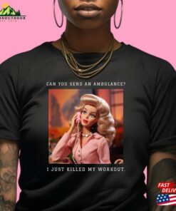 Retro Barbie Tshirt Weightlifting For Women T T Shirt Hoodie 3