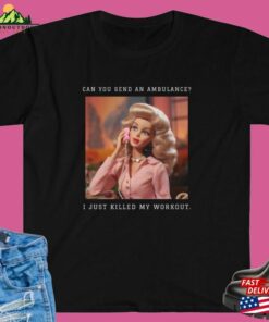 Retro Barbie Tshirt Weightlifting For Women T T Shirt Hoodie 4