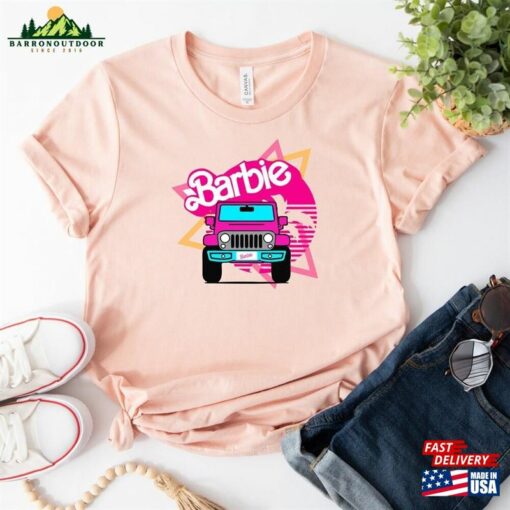 Retro Car Barbie Shirt Come On Unisex Classic