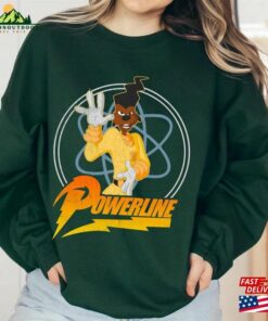Retro Disney Goofy Powerline Standout Shirt A Movie T Shirt Birthday Hoodie 4