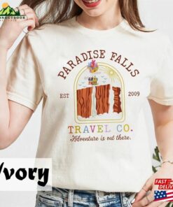 Retro Disney Pixar Up Movie Paradise Falls Travel Co Shirt Comfort Colors Disneyland 2023 Sweatshirt Classic 3