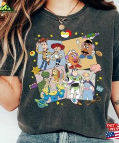 Retro Disney Toy Story Movie Characters Comfort Color Shirt Land Unisex T-Shirt Disneyland Family Trip 2023 Sweatshirt Retro Disney Toy Story Movie Characters Comfort Color Shirt Land Unisex T-Shirt Disneyland Family Trip 2023 Sweatshirt