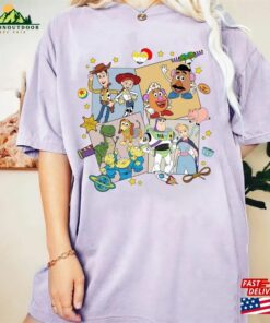 Retro Disney Toy Story Movie Characters Comfort Color Shirt Land Unisex T-Shirt Disneyland Family Trip 2023 Sweatshirt 2 Retro Disney Toy Story Movie Characters Comfort Color Shirt Land Unisex T Shirt Disneyland Family Trip 2023 Sweatshirt 3
