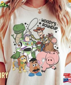 Retro Disney Toy Story Movie Characters Comfort Color Shirt Land Unisex T-Shirt Woody Roundup Sweater Classic Retro Disney Toy Story Movie Characters Comfort Color Shirt Land Unisex T-Shirt Woody Roundup Sweater Classic