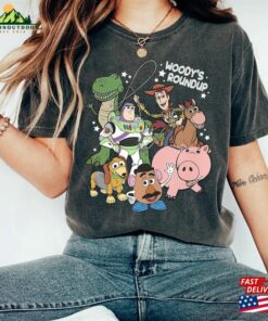 Retro Disney Toy Story Movie Characters Comfort Color Shirt Land Unisex T-Shirt Woody Roundup Sweater Classic Retro Disney Toy Story Movie Characters Comfort Color Shirt Land Unisex T-Shirt Woody Roundup Sweater Classic