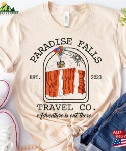 Retro Disney Up Paradise Falls Est 2023 Travel Co Adventure Is Out There Shirt Pixar House Balloons T-Shirt Hoodie Retro Disney Up Paradise Falls Est 2023 Travel Co Adventure Is Out There Shirt Pixar House Balloons T-Shirt Hoodie