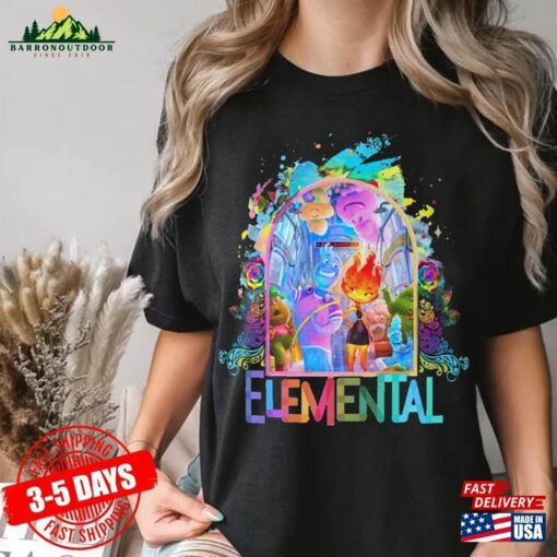 Retro Elemental Est 2023 T-Shirt Hoodie Sweatshirt