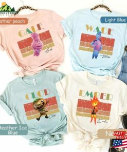 Retro Elemental Shirt Pixar 2023 Movie Disney Trending Unisex Classic Retro Elemental Shirt Pixar 2023 Movie Disney Trending Unisex Classic