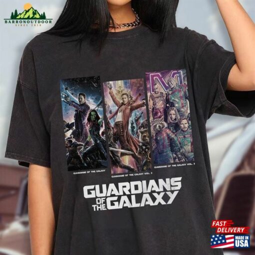 Retro Guardians Of The Galaxy 3 Vol Shirt Superhero Star Lord Rocket Team Space Sweatshirt And Hoodie Classic