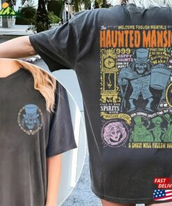 Retro Haunted Mansion 2 Side Comfort Color Shirt The Map Disney Halloween Classic Hoodie Retro Haunted Mansion 2 Side Comfort Color Shirt The Map Disney Halloween Classic Hoodie