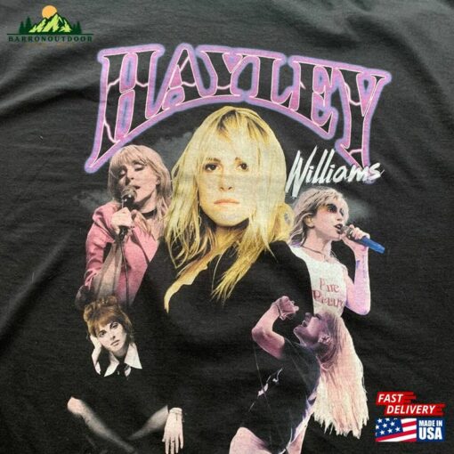 Retro Hayley Williams T-Shirt Vintage 90S Shirt Bootleg Style Hoodie