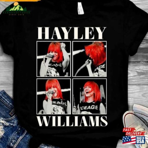 Retro Hayley Williams T-Shirt Vintage 90S Shirt Bootleg Style Unisex Hoodie