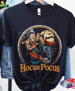 Retro Hocus Pocus Sanderson Sisters Flying Shirt Disney Halloween Party T-Shirt Mickey Unisex Retro Hocus Pocus Sanderson Sisters Flying Shirt Disney Halloween Party T-Shirt Mickey Unisex