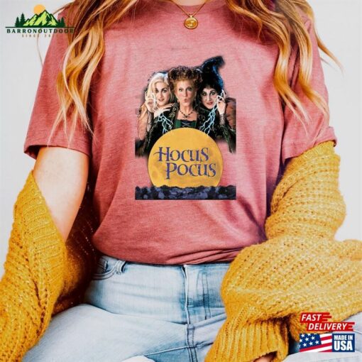 Retro Hocus Pocus T-Shirt Halloween 2023 Shirt Sanderson Sisters Hoodie