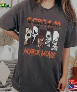 Retro Horror Movie Halloween Shirt Ghostface Shirts Unisex T-Shirt 3 Retro Horror Movie Halloween Shirt Ghostface Shirts Unisex T Shirt 4