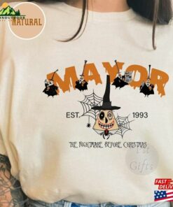 Retro Horror Movies Characters Shirt The Nightmare Before Christmas Disney Halloween Party Shirts Hoodie Classic