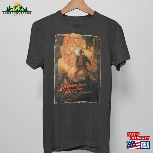 Retro Indiana Jones Disneyland Tee Shirt Disney Trip 2023 Hoodie T-Shirt