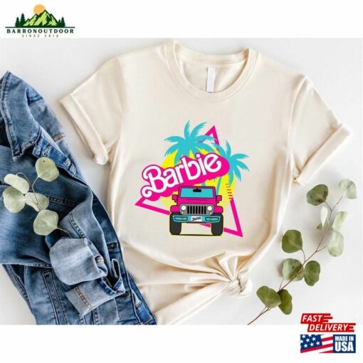 Retro Jeep Barbie Shirt And Ken Malibu Unisex Classic