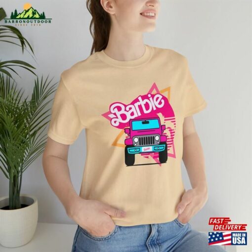 Retro Jeep Barbie Shirt Movie 2023 Hoodie T-Shirt