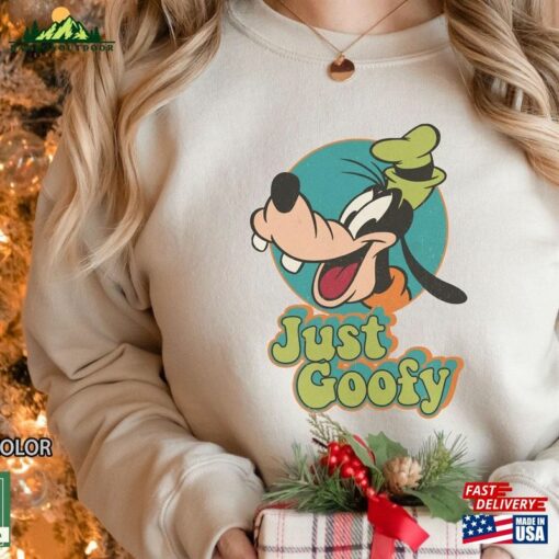 Retro Just Goofy Shirt Vintage A Movie T-Shirt Disneyworld Sweatshirt