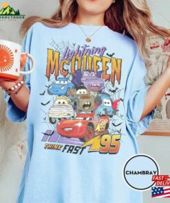 Retro Lightning Mcqueen Halloween Comfort Colors Shirt Disney Pixar Cars Matching Sweatshirt Unisex 2 Retro Lightning Mcqueen Halloween Comfort Colors Shirt Disney Pixar Cars Matching Sweatshirt Unisex 3
