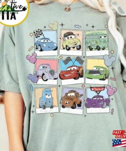 Retro Lightning Mcqueen Shirt Vintage Disney Cars Theme Birthday T-Shirt Classic Retro Lightning Mcqueen Shirt Vintage Disney Cars Theme Birthday T-Shirt Classic