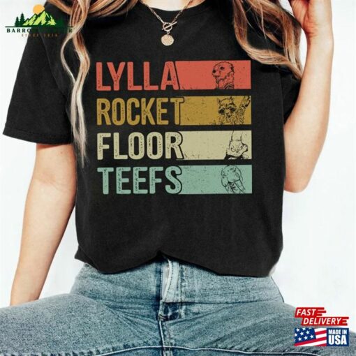 Retro Lylla Rocket Teefs Floor The Guardians Of Galaxy Vol3 Shirt Racoon Tee It Really Is Good To Have Friends Classic T-Shirt