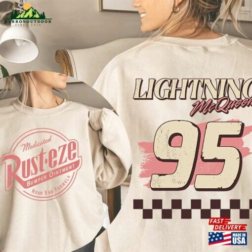 Retro Mickeyland Cars Shirt Movie Rusteze Racing Team Classic Hoodie