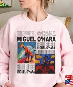 Retro Miguel O'hara Oscar Isaac Art Tee Spider Unisex Sweatshirt 3 Retro Miguel Ohara Oscar Isaac Art Tee Spider Unisex Sweatshirt 4